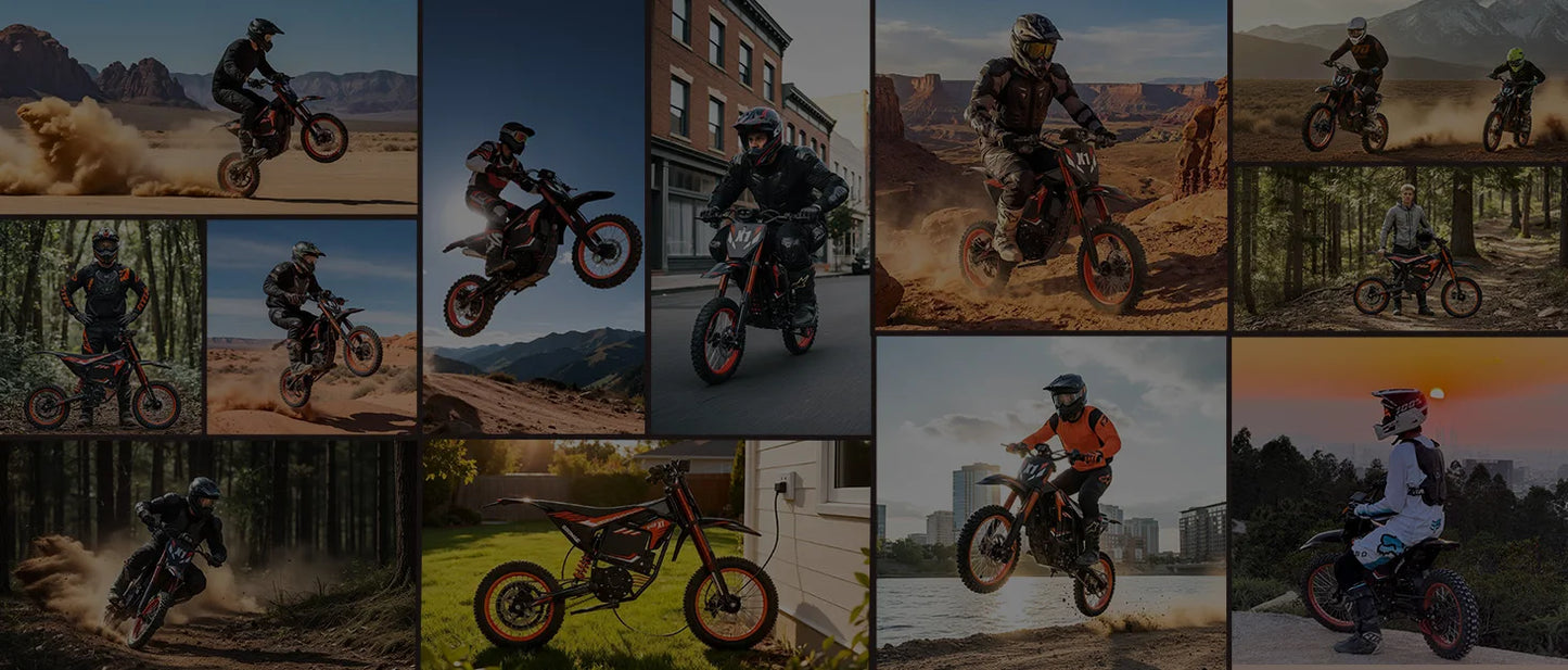 Qronge X1 Spark M Electric Dirt Bike | 4500W | 60V | Long Range