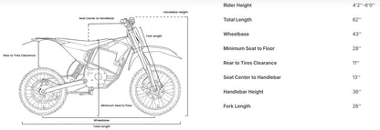Qronge X1 Spark M Electric Dirt Bike | 4500W | 60V | Long Range
