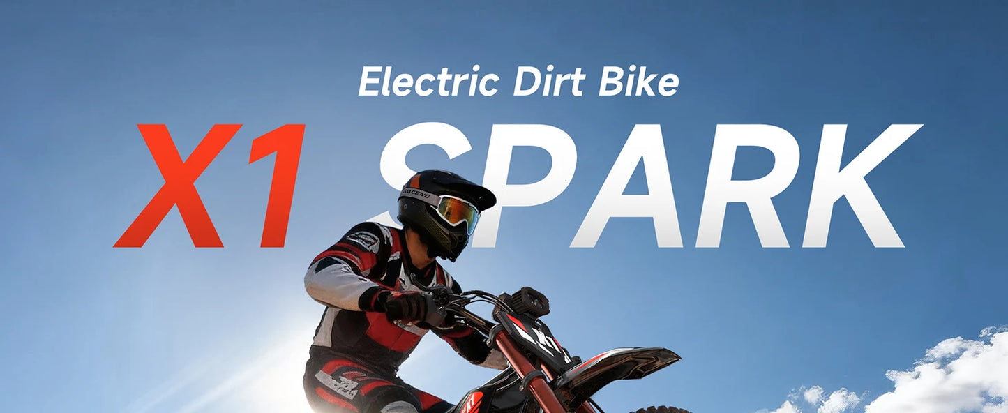 Qronge X1 Spark M Electric Dirt Bike | 4500W | 60V | Long Range